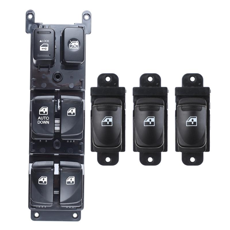 Car Master Power Window Control Switch 93570-1E110 93580-1E000 93570-1E111 935701E110 For Hyundai Accent 2007-2010