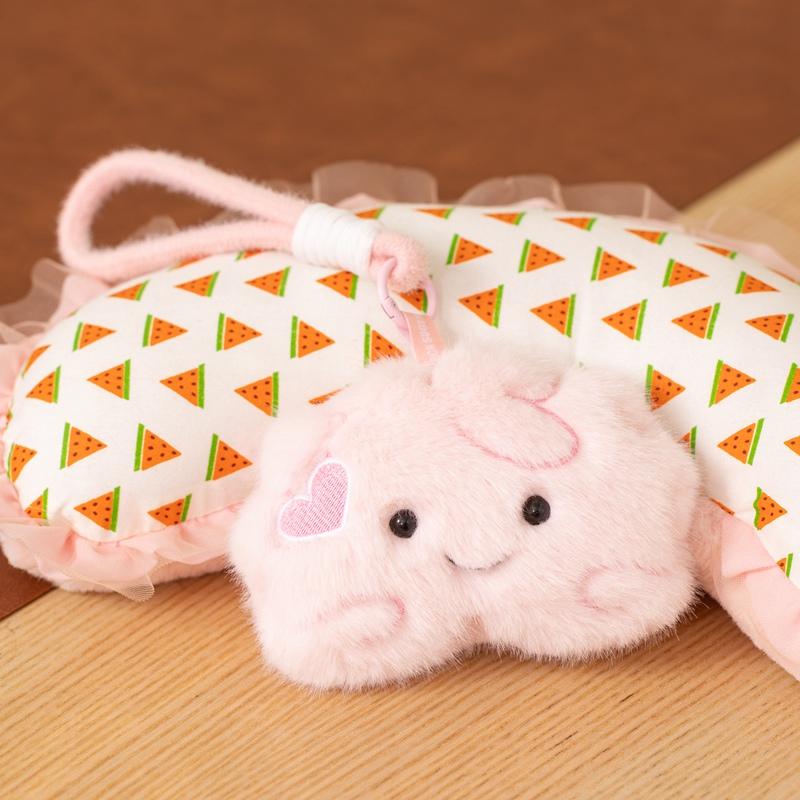 Schattig Roze Hart Pluche Speelgoed Zacht Cartoon Liefde Gevuld Poppetje Hanger Comfortabel Gevuld Valentijnsfeest Verjaardagscadeau Jongens Meisjes