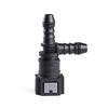 5Pcs High Quality Automotive Fuel Line 7.89 ID6 F-Type 180 Degree Straight Coupling Female Quick Connector