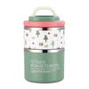 Stainless Steel Lunch Box With Double Layer Insulation For Kids Students And Adults