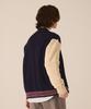 Cutz Color-Block Sleeve Knit Cardigan - 2 Colors