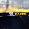 6Pcs Cute Mini Chickens Car Dashboard Accessories Funny Chicks Car Rearview Mirror Decor Interior Ornaments Fairy Garden Home