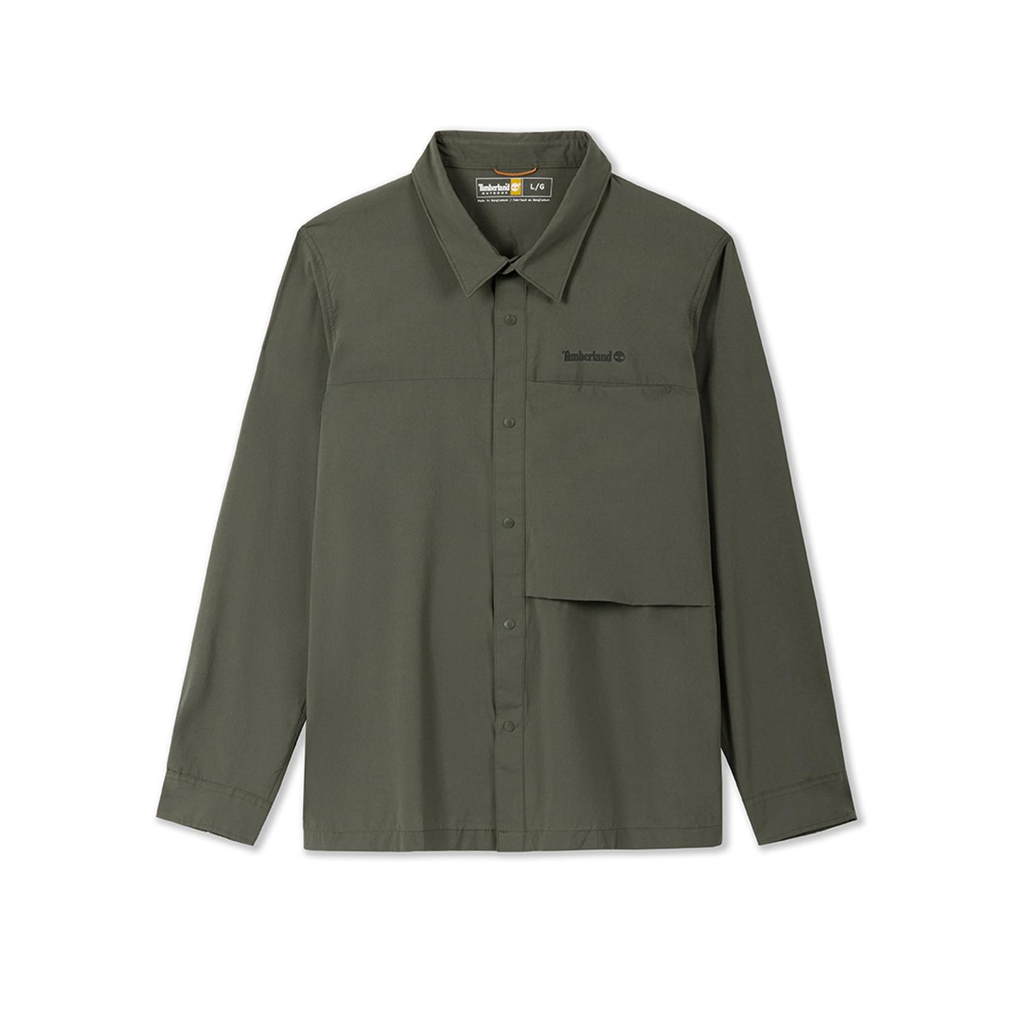 Timberland Quick-Dry Comfortable Breathable Long Sleeve Shirt Men shirts A6ARKA58 XS