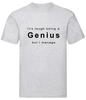 Its Tough Being A Genius But I Unisexage Funny Rude Unisexs Ladys Tshirt Unisex Small  Xxxl Simple And Comfortable Casual Tshirt
