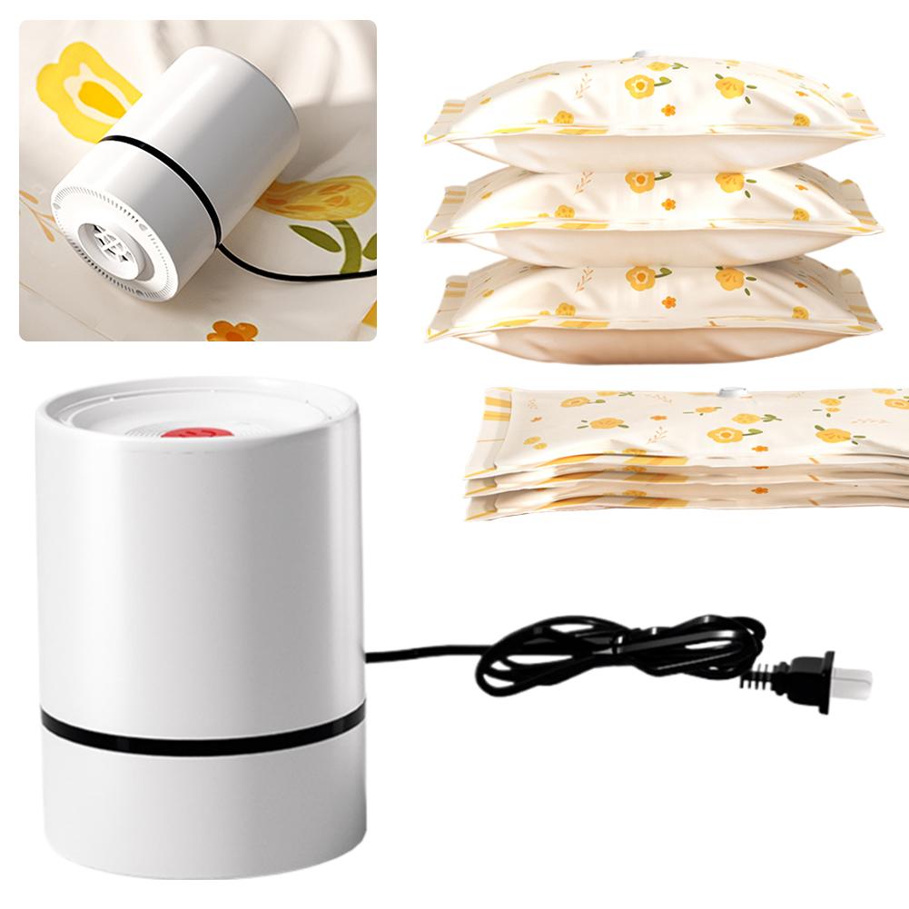 Mini Mașină de Sigilat în Vid Economisitoare de Spațiu Pungă de Vid Pompă Electrică Sac de Depozitare Haine Pompă Electrică de Aer pentru Haine Organizator Alimente