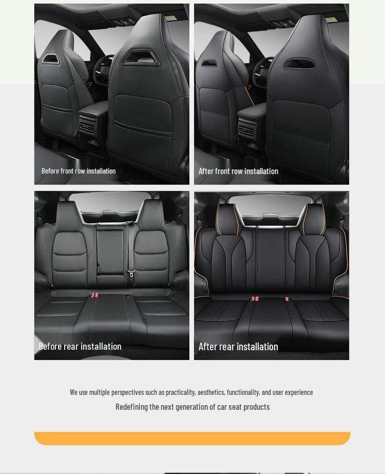 Changan X5 PLUS Leather Car Seat Cushion Cover for Five-Seater