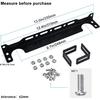 EVIL ENERGY Oil Cooler Mounting Bracket Kit 330Mm / 13 Inch Aluminum Alloy Black (Only Fit For British-Style Oil Cooler)