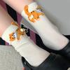 Cute Cat Socks with Balls 3D Novelty Soft Cotton Crew Socks Funny Animal Socks for Women Cats Lovers