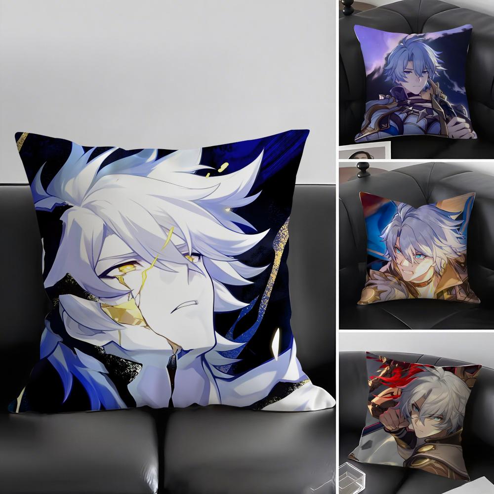 PPhainon HonkaiI Star Rail Game Cushion Cover Pillowcase Ultra Soft Skin Friendly Fabric Cloud Like Comfort Concealed Zipper