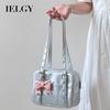 Bowknot Small Fresh Preppy Style One-Shoulder Underarm Female Bag