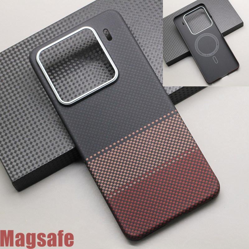 

600D/1500D Магнитный чехол из углеродного волокна для Xiaomi 15 Pro Ультратонкий чехол из арамидного волокна с беспроводной зарядкой Противоударный защитный чехол для Xiaomi 15 for Xiaomi 15 Pro