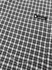 Exklusives Hochwertiges Unisex Kariertes Baumwoll Langarm Lockere Passform Hemd