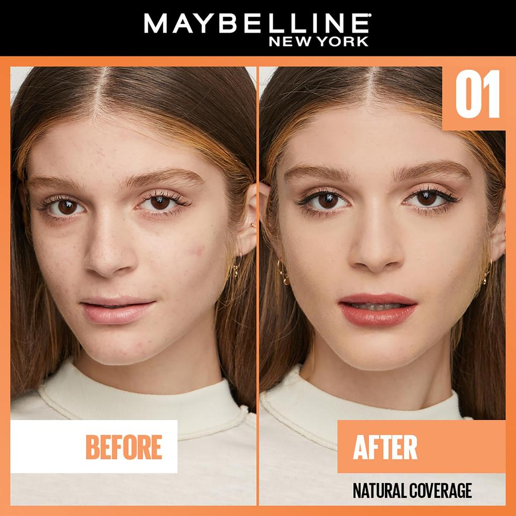 Maybelline New York Liquid Foundation With SPF 50 Vitamin C Skin Tint Natural Coverage 30Ml Shade 01 Daily Makeup