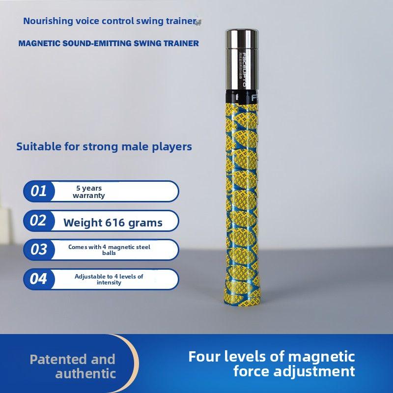 Adjustable Tennis Swing Trainer Force Forehand Kill Practice Serve Practice Magnetic Control Sound 304 Stainless Steel