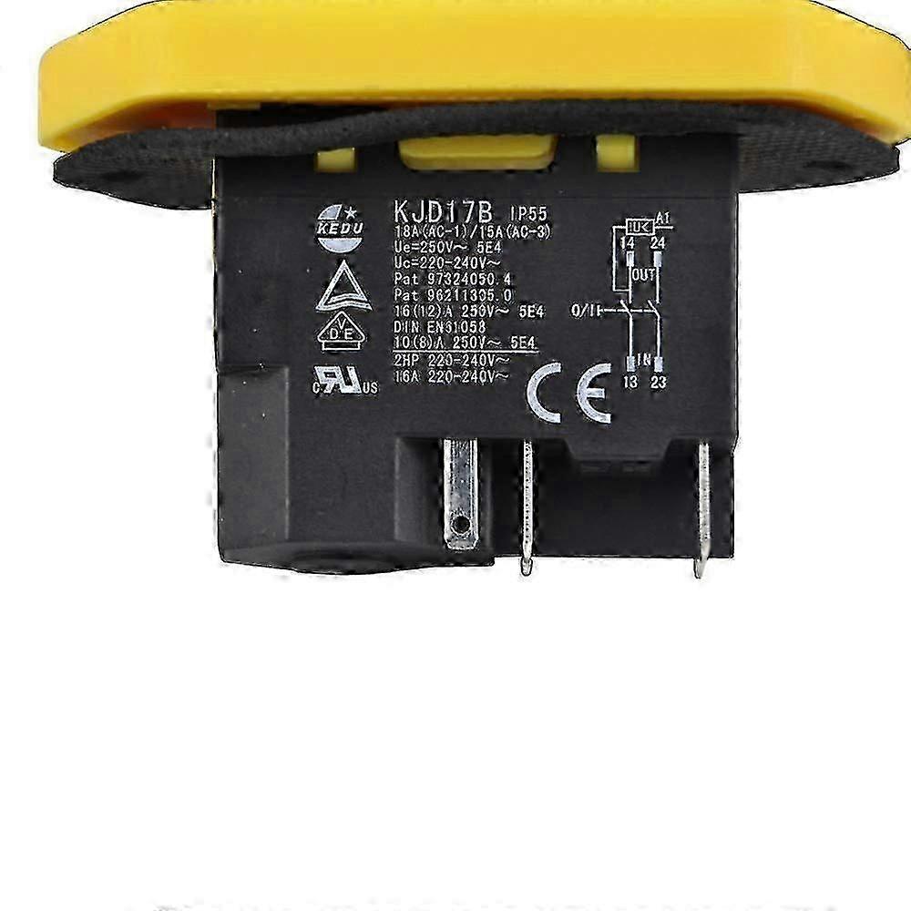 KEDU KJD17 B 230V Voltage-Free Switch with Undervoltage Release & Coil Contact - Reliable & Durable
