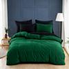 Double-sided Bedding 160x200 100% Cotton, Large Selection of Colors, Blue, Gray