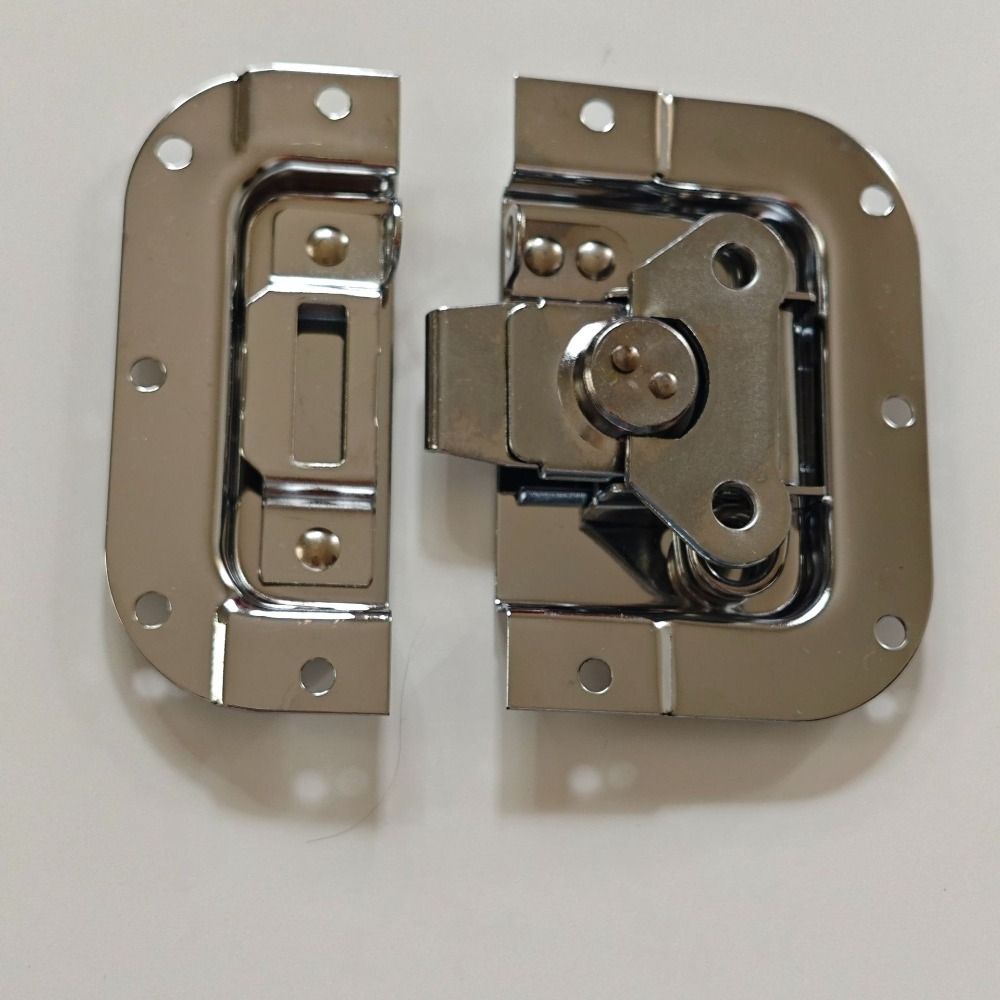4Pcs Security Lock Flight Case Lock Spring Loaded Cabinet Zinc Zinc Alloy Pull Handle Air Box Lock  Cabinet