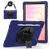 Armored Shockproof Stand Case for Samsung Galaxy Tab S11 SM-X730/ X736/ X736B with Shoulder Strap Palm Band