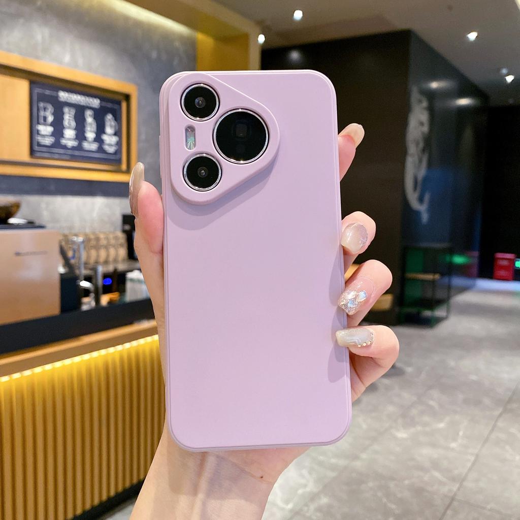 Applicable to P70 mobile phone case matte TPU straight edge enjoy glory nova12 protective case mate60 silicone case