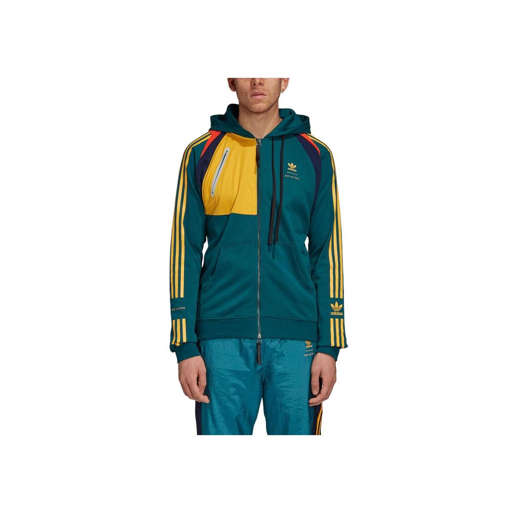 Adidas Originals Trifoglio X Bed J.W. Felpa con cappuccio Ford da uomo verde FS3760
