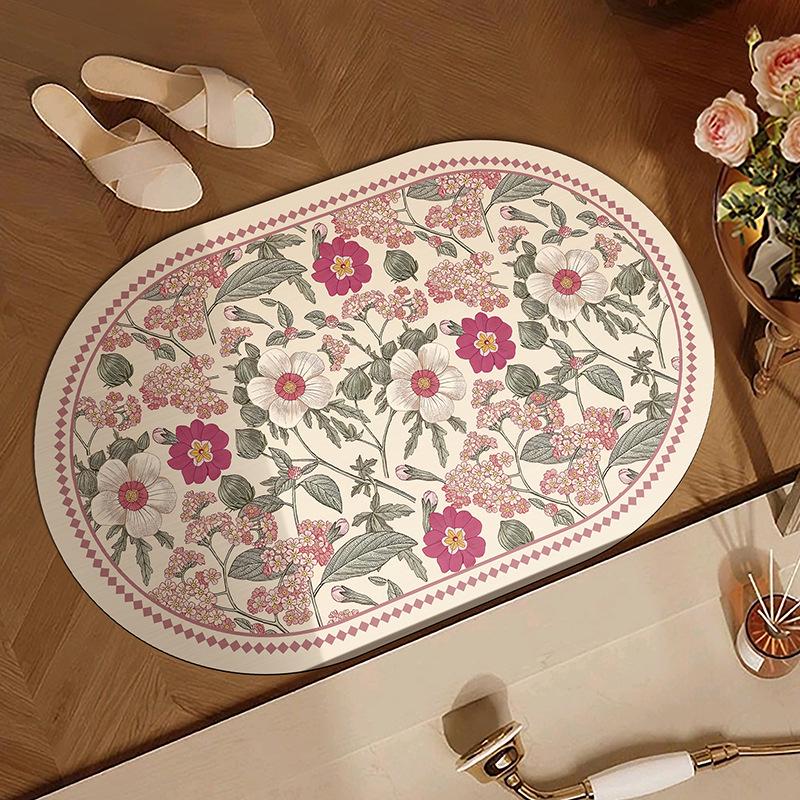 American Style Diatomaceous Earth Non-Slip Quick-Drying Bathroom Entrance Mat