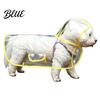 Waterproof Pet Jacket Clear Dog Raincoat Poncho EVA Rain Suit for Small Medium Dogs with Leash Hole Hood And Hole Teddy Bichon Outdoor Walking