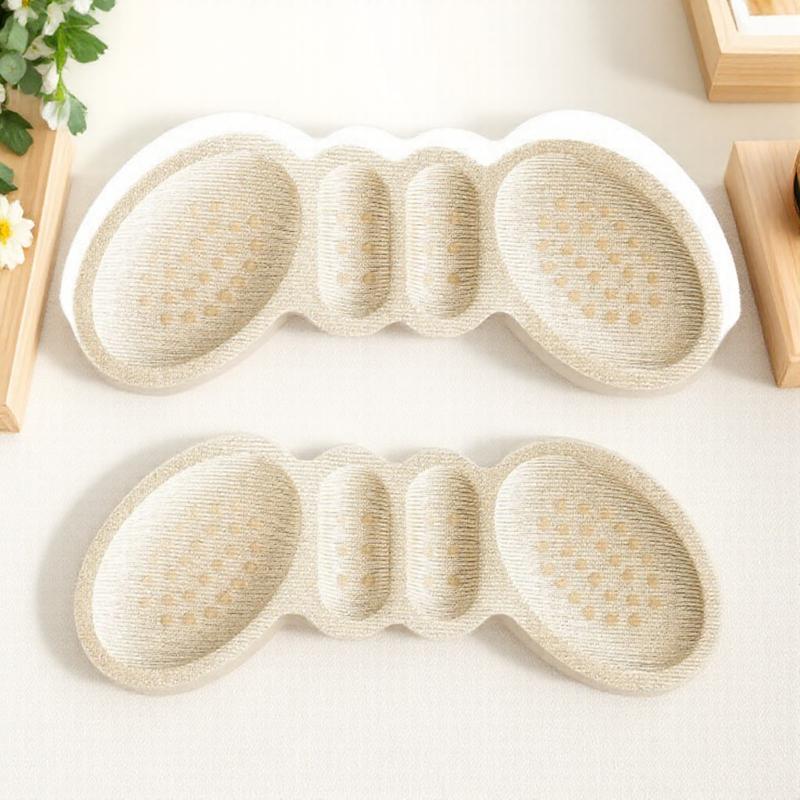 1 Pair High Heel Insoles Adhesive Heel Pads Size Adjustable Liner Grips Protector Anti Friction Inserts