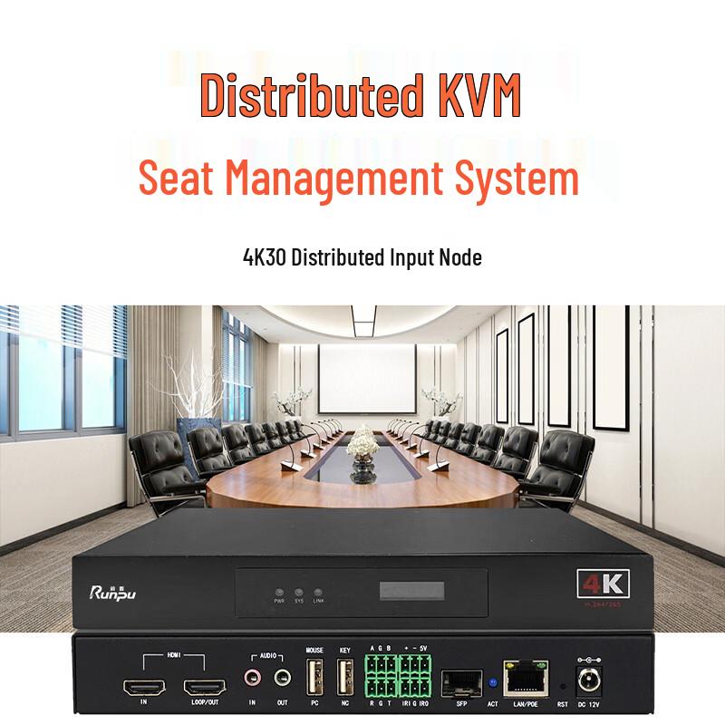 Runpu 4K Distributed KVM Input/Output Node (CN version)