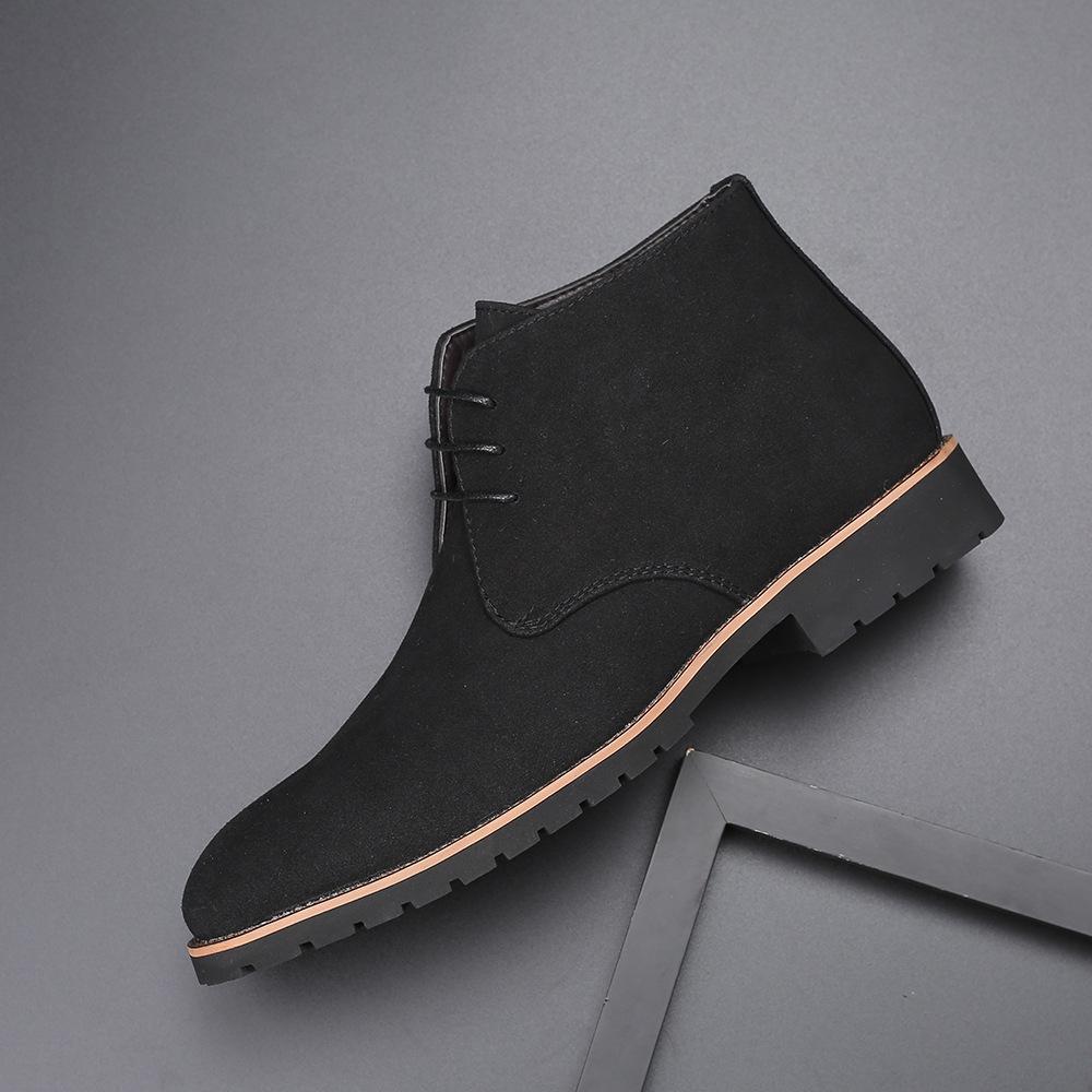 Stivali Chelsea Classici da Uomo in Pelle Scamosciata alla Caviglia 2026 per Uomo Caviglia Casual Stile Britannico Stivaletto Alto Scarpe Invernali