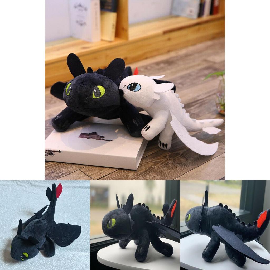 How To Train Your Dragon Toothless Night Fury Soft Plush Toy 20cm 25cm 35cm 45cm 65cm Educational Gift For Kids