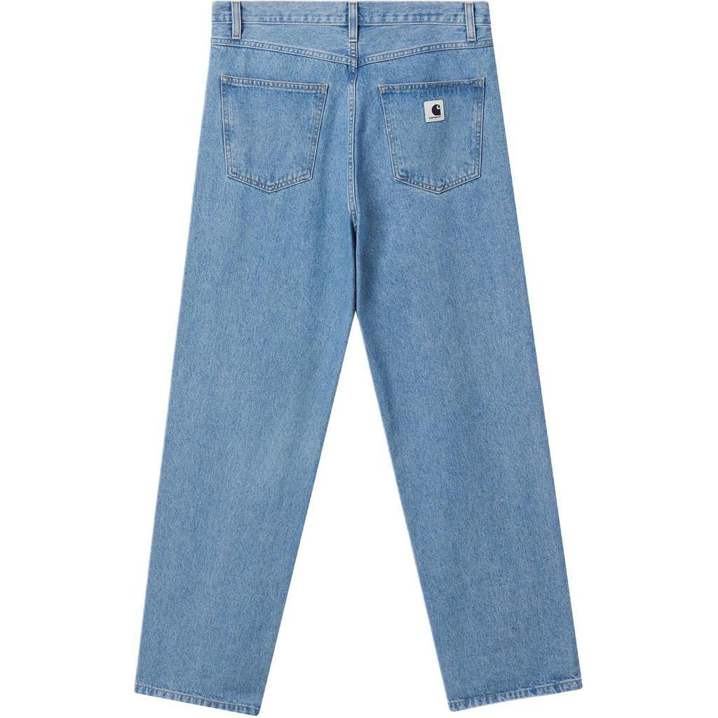 Carhartt WIP Classic Square Logo Stone Wash Wide Leg Jeans Women Jeans CHXJN035892AP