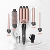 Custom ODM PTC LED Wave Hair Curler with Multi-Style Interchangeable Barrels for Professional Salon & Hotel Use