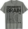 Engineers Brain Funny Process Engineer Gift TShirt 100 Cotton ONeck Short Sleeve Summer Casual Mens Tshirt Streetwear