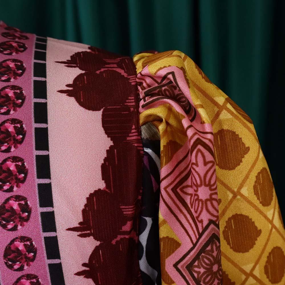 Large Size Women Summer Fashion Printed Patchwork Dress Ladies Elegant One Piece Slit Sheath Dress