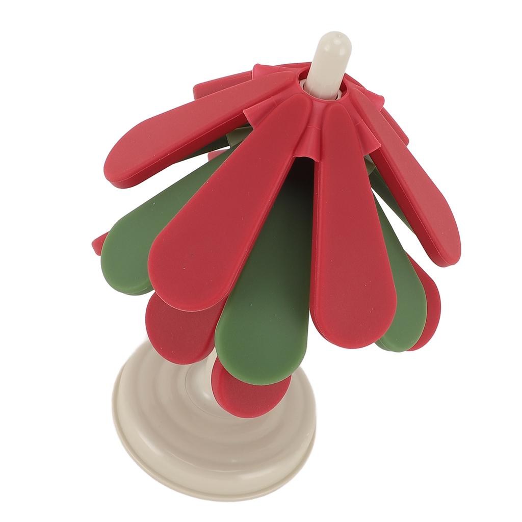 Baumform Faltbare Isoliermatte Silikon Hitzebeständige Untersetzer Pads für Teekanne Pfannen Schüssel