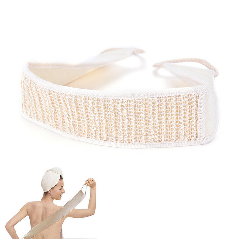 Exfoliační lufa popruh na záda koupel sprcha tělová houba lufa tělový drbátko kartáč