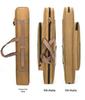 A1R Mini Multi-Layer Fishing Rod Bag - Canvas Gear Bag for Ice & Standard Fishing