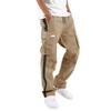 2023 Men's Drawstring Pocket Color-Block Trousers - European & American Style