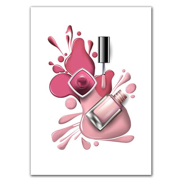 

Modern Fashion Painting Nails Posters and Prints Picture for Home Design Girl Room Decor Frameless Art Home Decoration No Frame 21*30cm No Frame