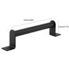 Long Base Sliding Barn Door Handle Black Barn Door Hardware Carbon Steel Handle  Furniture Door