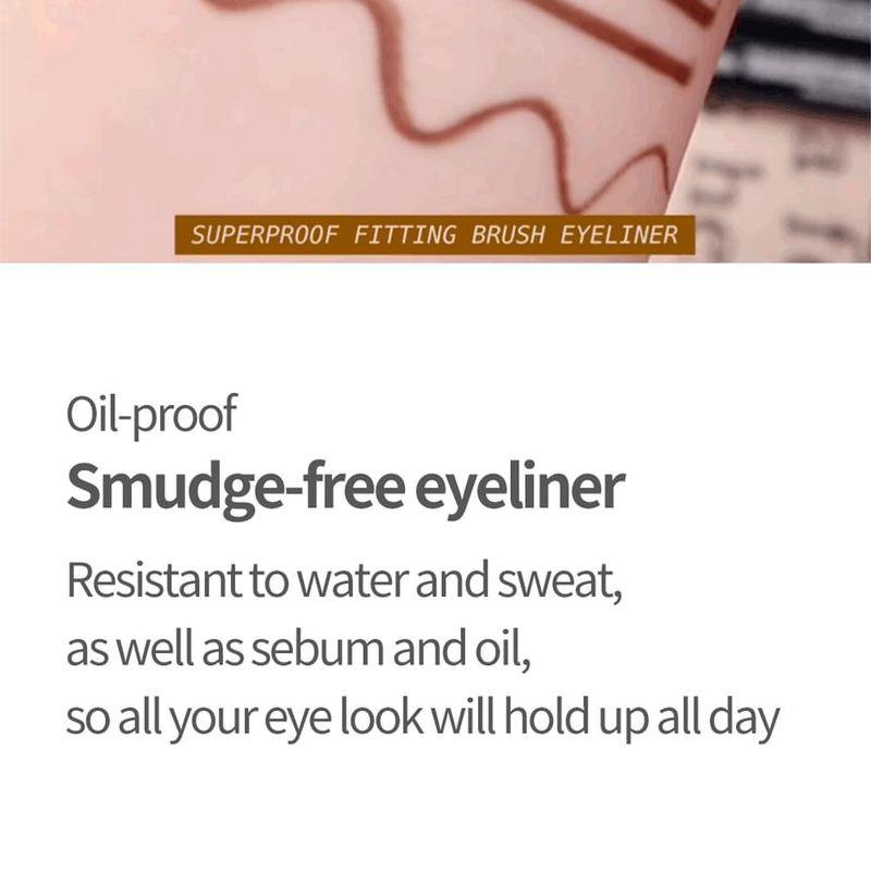 Cosnori Superproof Fitting Brush Eyeliner - 3 Colors