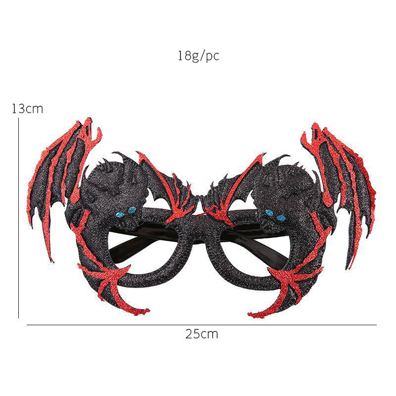 New Halloween Glasses Children's Funny Party Costumes Photo Prop Decorative Goods Skull-and-pumpkin Ghost Day Party