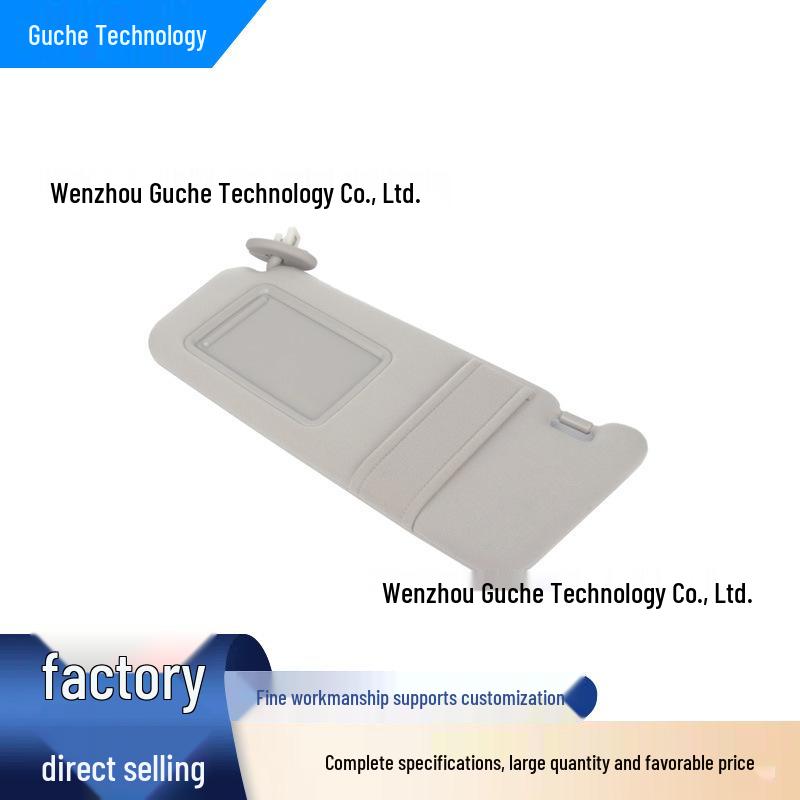Light Gray Driver-Side Sun Visor for 2009 Toyota Venza (Part #74320-0T022-B1) none