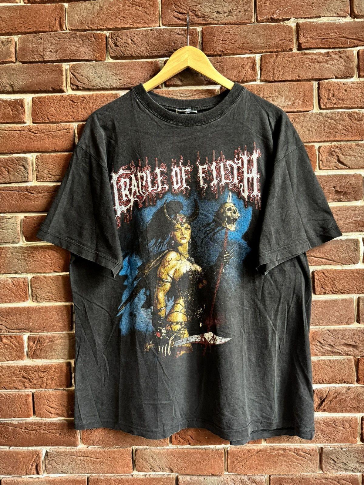 Rare Vintage 90s Cradle Of Filth Boris Valejo Metal Band Tee Unisex T-Shirt M