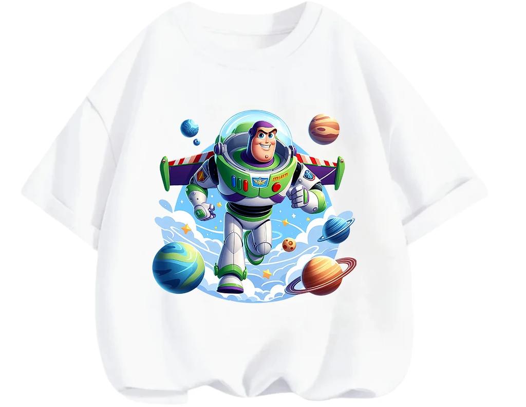 Summer Round Neck T Shirt Toy Story Classic Cartoon Print Casual Street Style Kids Boys Girls 3 14 Years