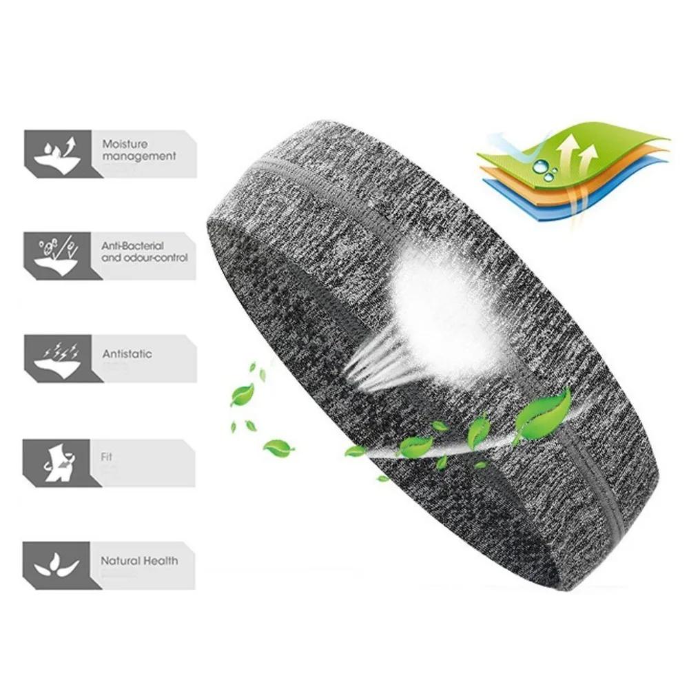 Sports Sweat Headband Hair Band Elastic Yoga Men Non-slip Sweat Absorbing Headband Women Yoga Fitness Running Hair Accessories
