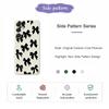 For Samsung Galaxy A16 5G/4G Case Black Bow Pattern Printing Straight Edge TPU Phone Back Cover