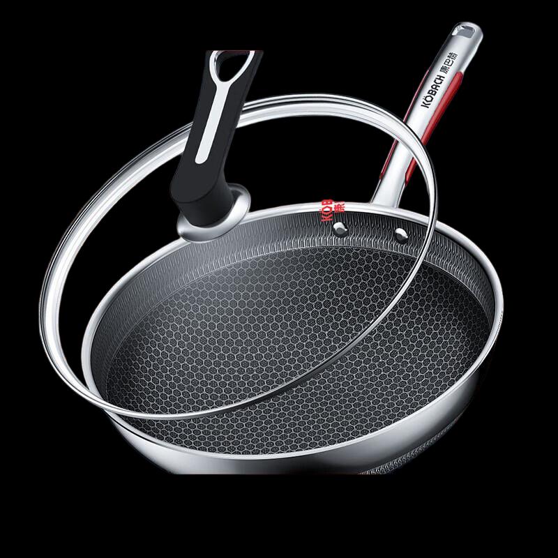 

Kobach 32cm 304 Stainless Steel Non-stick Honeycomb Wok