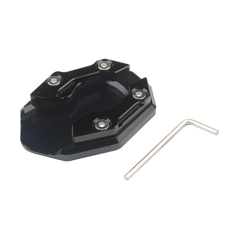 Motorrad Allgemeine Anti-Rutsch-Seitenstützbasis Zubehör Wade, Elektrofahrzeug Motorrad Modifizierte Fußstütze Vergrößerte Basis