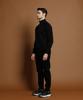 PANICALE Navy Regular Slim Fit Corduroy Pants